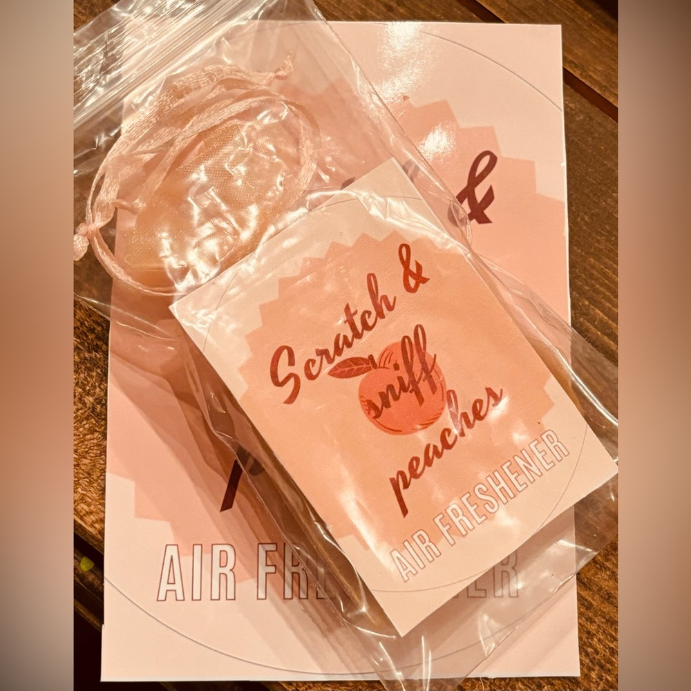 Scratch & sniff peaches